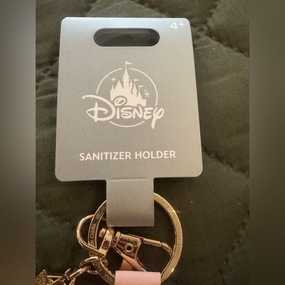 Disney Pink Castle Keychain Sanitizer Holder - Picture 4 of 8